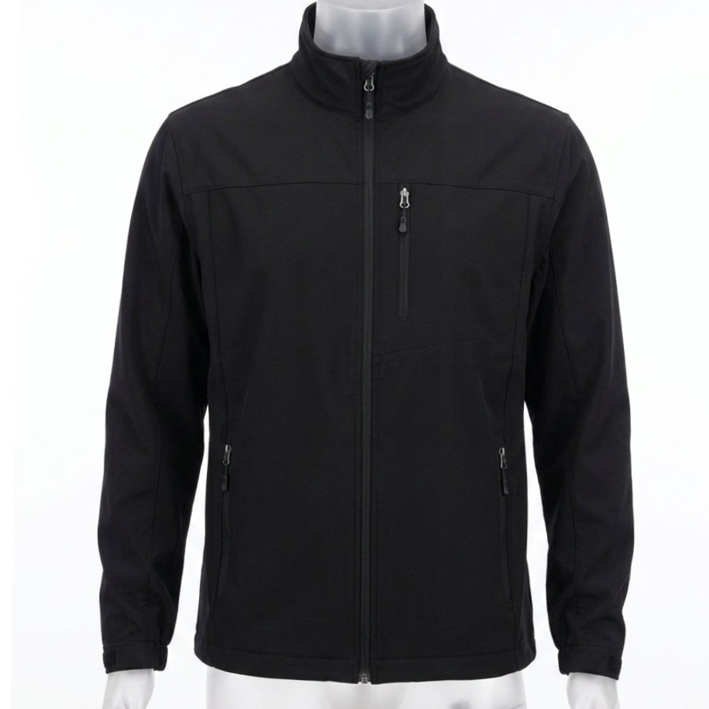 Swiss Tech Mens Black Softshell Full Zip‎ Jacket SKUM070